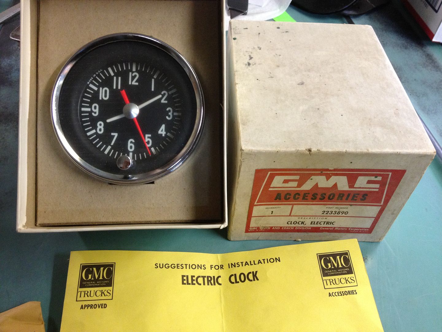 Ebay FARIA clock for GMC's ? The 1947 Present Chevrolet & GMC Truck